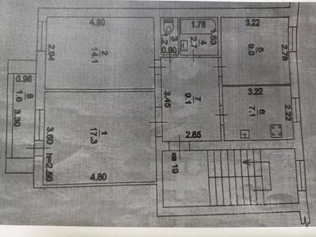 3-к кв. Краснодарский край, Абинск Республиканская ул., 22 (63.8 м) - Фото 2
