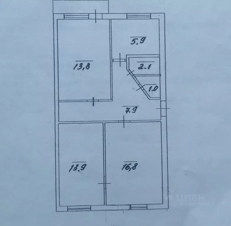 3-к кв. Саратовская область, Саратов Одесская ул., 1 (62.2 м) - Фото 0