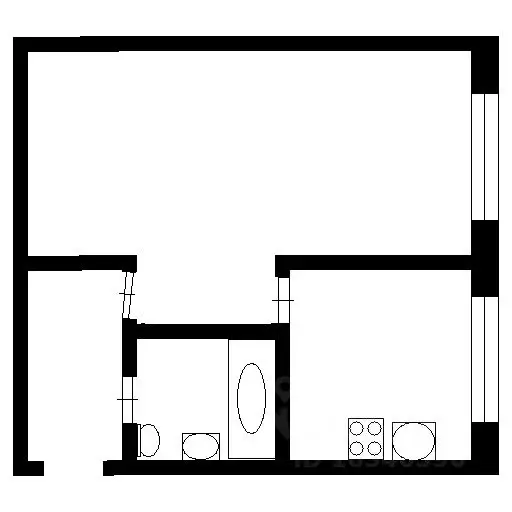 1-к кв. Башкортостан, Уфа Баргузинская ул., 19/1 (37.0 м) - Фото 2