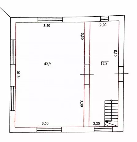 Дом в Томская область, Томский район, пос. Мирный, Мирный мкр  (100 м) - Фото 2