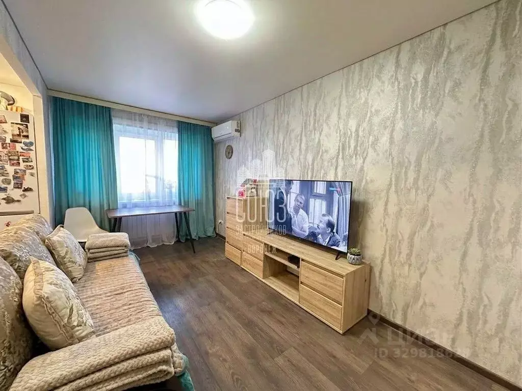 2-к кв. Воронежская область, Рамонь рп ул. 50 лет Октября, 4А (46.5 м) - Фото 1