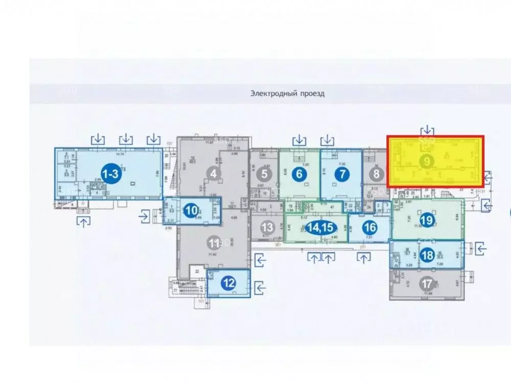 Торговая площадь в Москва Электродный проезд, 16 (92 м) - Фото 2