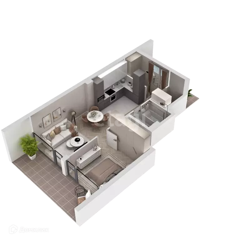 Продаётся 2-к квартира, 57.7 м - Фото 1