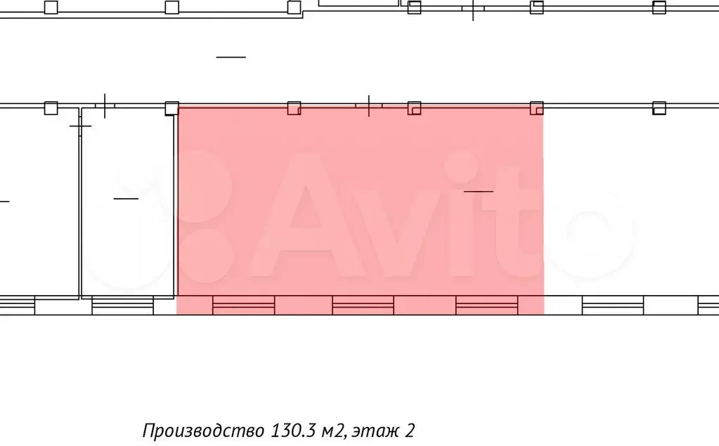 Производство 130.3 м в центре, грузовой лифт, зона разгрузки - Фото 0