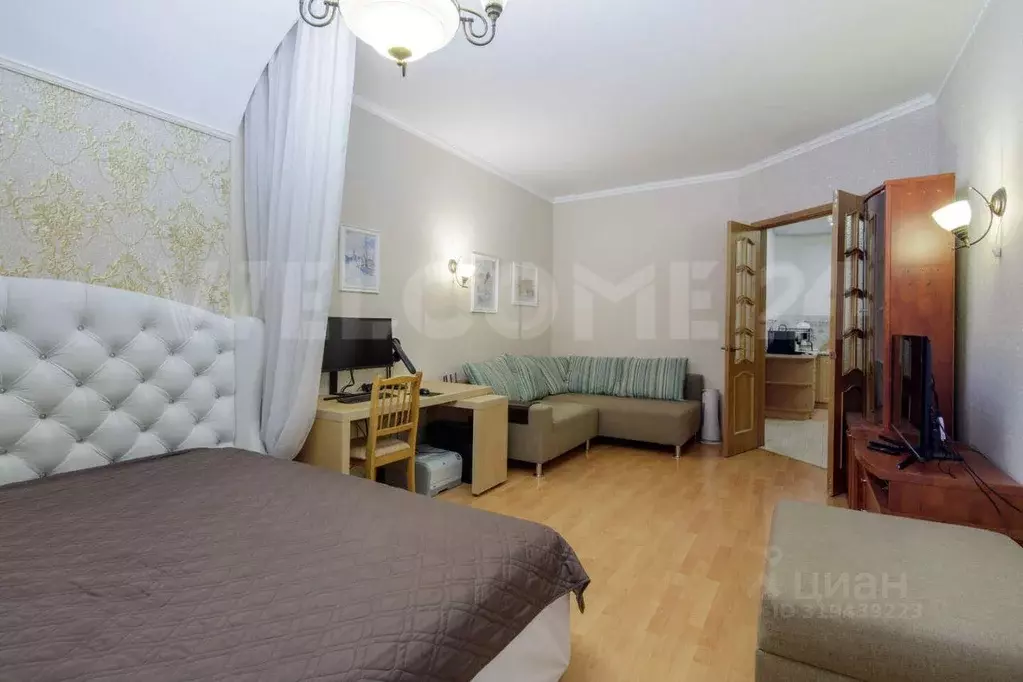 Квартира, 1 комната, 51.1 м - Фото 1