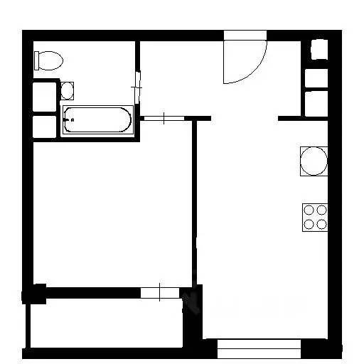 1-к кв. Москва ул. Архитектора Щусева, 1 (38.0 м) - Фото 2