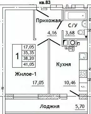 1-к кв. Смоленская область, Смоленский муниципальный округ, д. ... - Фото 0