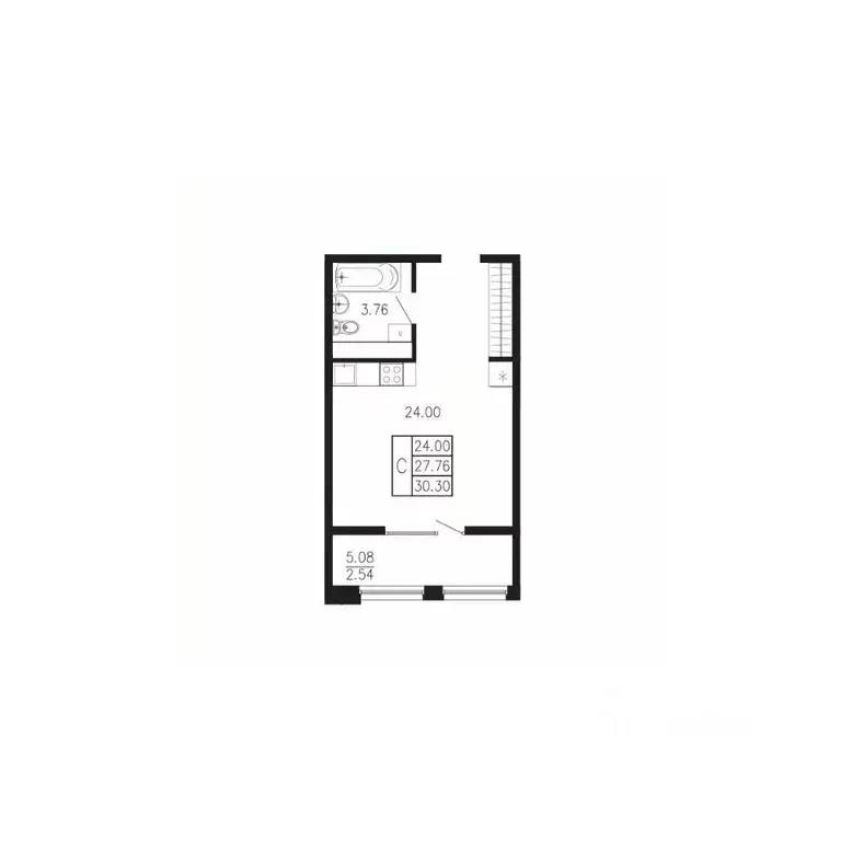 Студия Крым, Феодосия муниципальный округ, Приморский пгт Просторы ... - Фото 1