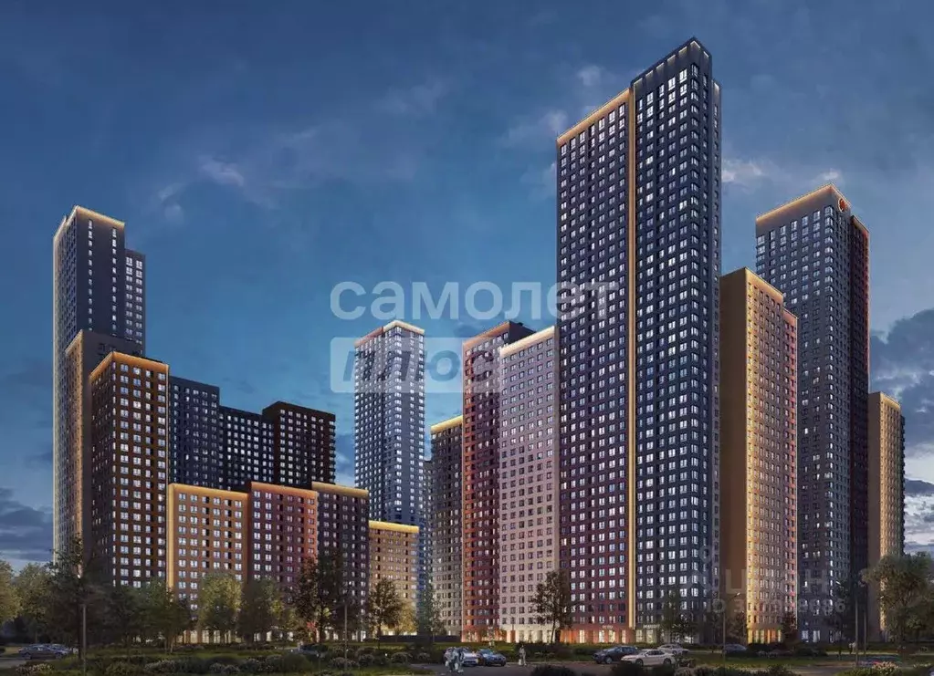 2-к кв. Москва Строительный проезд, 9к1 (69.6 м) - Фото 1