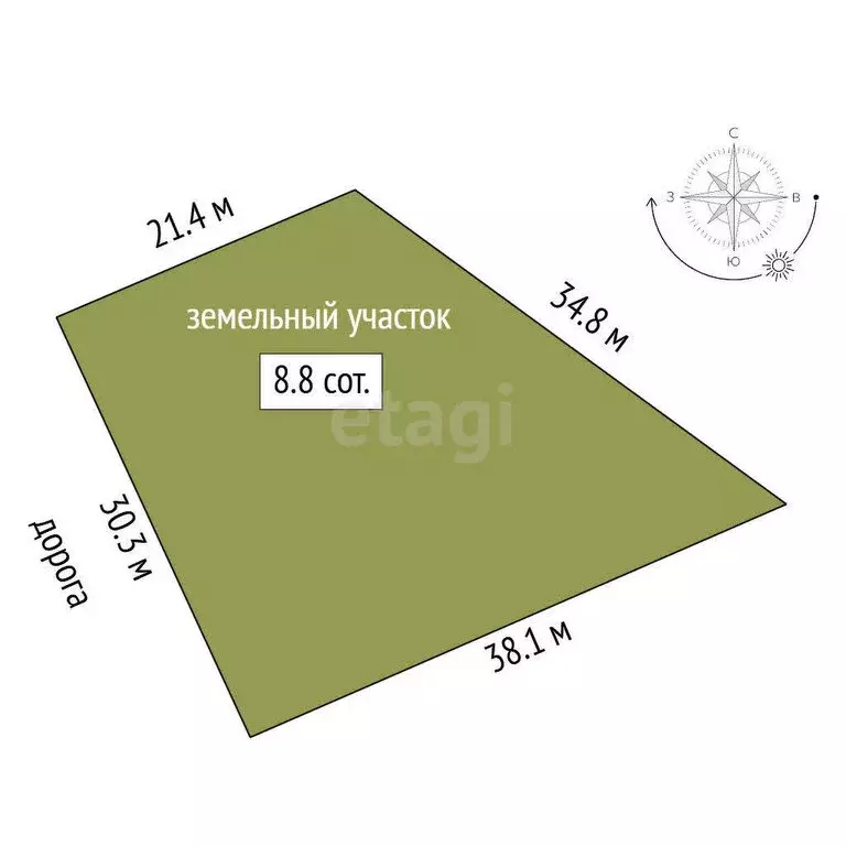 Участок в Миасский городской округ, посёлок Верхний Атлян (12 м) - Фото 0