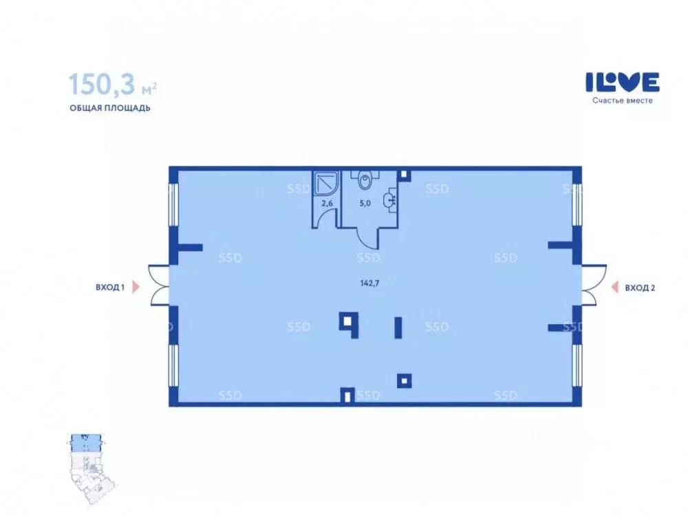 Помещение свободного назначения в Москва ул. Годовикова, 11к5 (150 м) - Фото 2