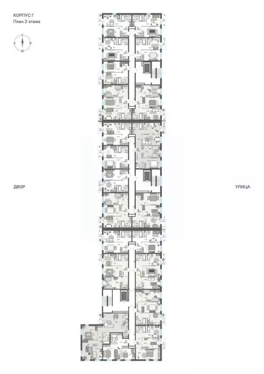 3-к кв. Пермский край, Пермь бул. Гагарина, 72 (57.8 м) - Фото 2