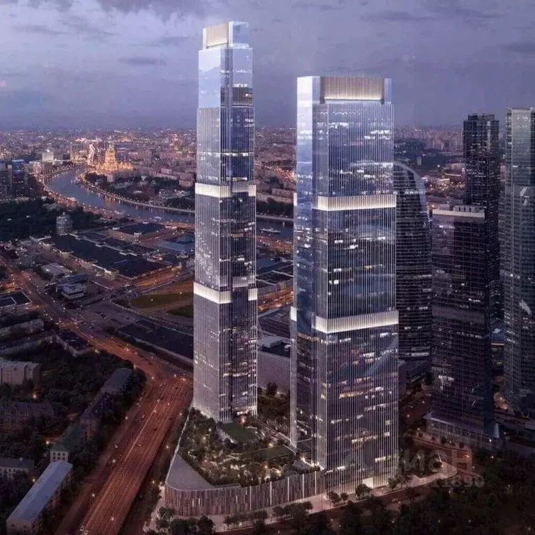 Офис в Москва 1-й Красногвардейский проезд, 22с1 (1334 м) - Фото 1