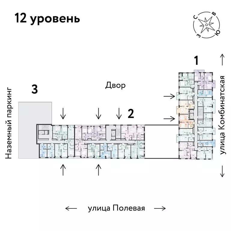 2-комнатная квартира: Тюмень, Полевая улица, 108 (49.58 м) - Фото 0