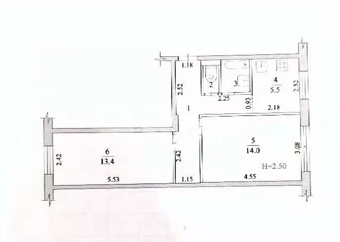 2-к кв. Волгоградская область, Городище рп Промышленная ул., 3 (44.4 ... - Фото 2