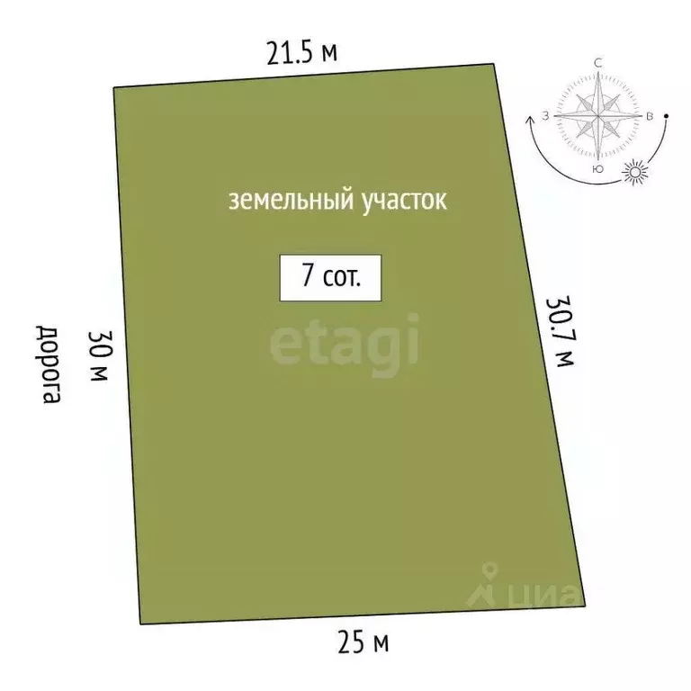 Участок в Тюменская область, Тюменский муниципальный округ, ... - Фото 2