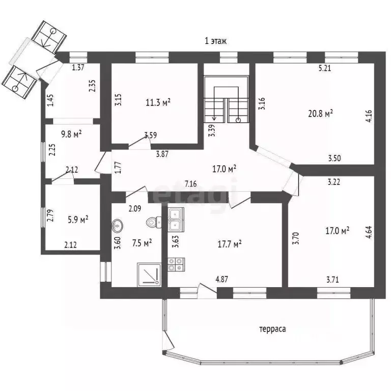Дом в Белгородская область, Белгородский район, Дубовское с/пос, с. ... - Фото 2