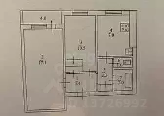 2-к кв. Саратовская область, Саратов ул. Имени А.Н. Радищева, 74 (43.0 ... - Фото 1