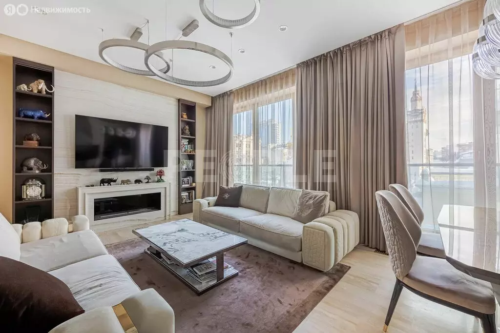 3-комнатная квартира: Москва, 1-й Смоленский переулок, 21 (140.3 м) - Фото 2