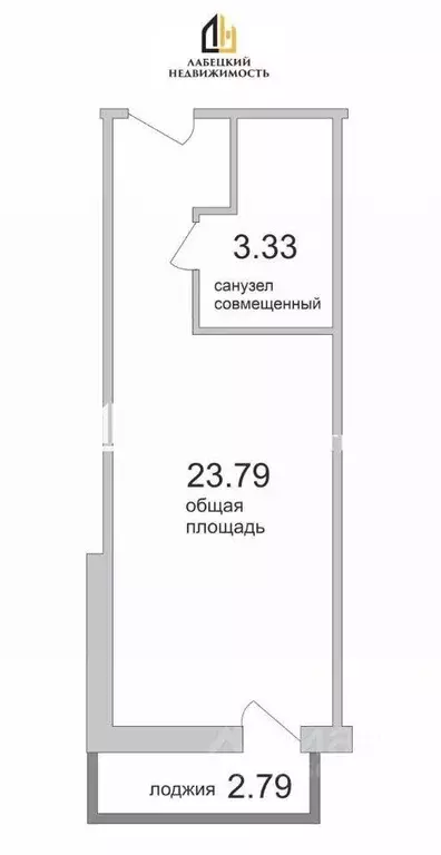 Квартира, студия, 23.6 м - Фото 1