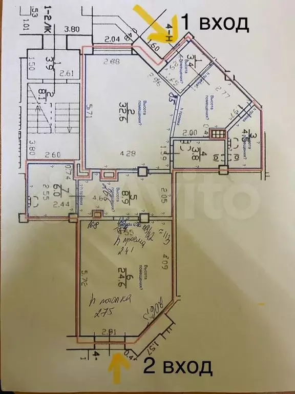 Помещение 84м, 2 входа, от собственника - Фото 0