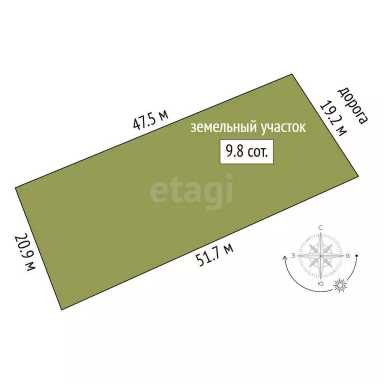 Участок в Ухта, садово-огородническое товарищество Геолог-69 (9.81 м) - Фото 1