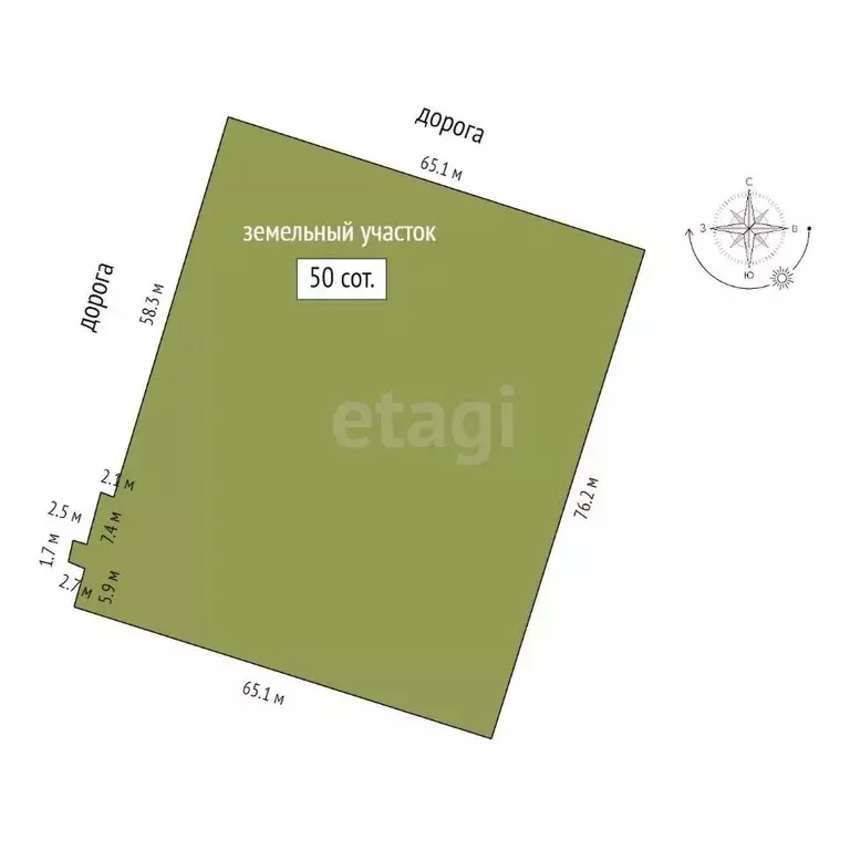 Участок в Крым, Феодосия муниципальный округ, Приморский пгт ул. ... - Фото 2