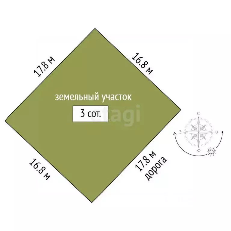 Участок в Крым, Белогорск ул. Запрудная, 64 (3.0 сот.) - Фото 2