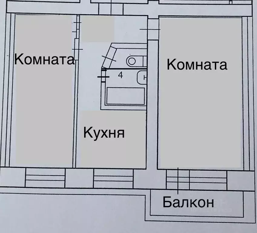 2-к кв. Архангельская область, Архангельск Воскресенская ул., 105к1 ... - Фото 2