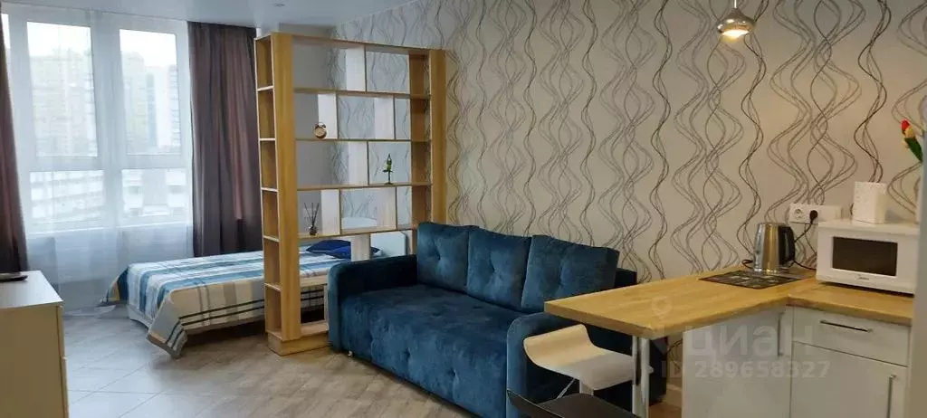 Студия Самарская область, Самара Гаражная ул., 7 (32.0 м) - Фото 2