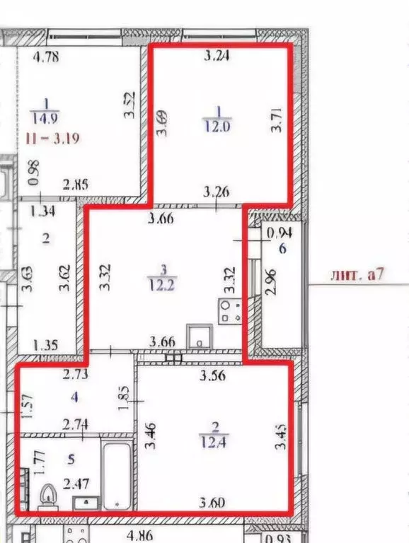 2-комнатная квартира: Екатеринбург, улица Академика Ландау, 35 (46 м) - Фото 0