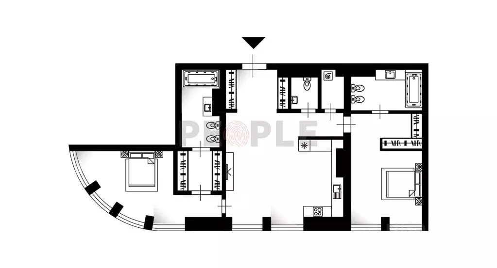 3-к кв. Москва Дружинниковская ул., 15 (88.0 м) - Фото 0