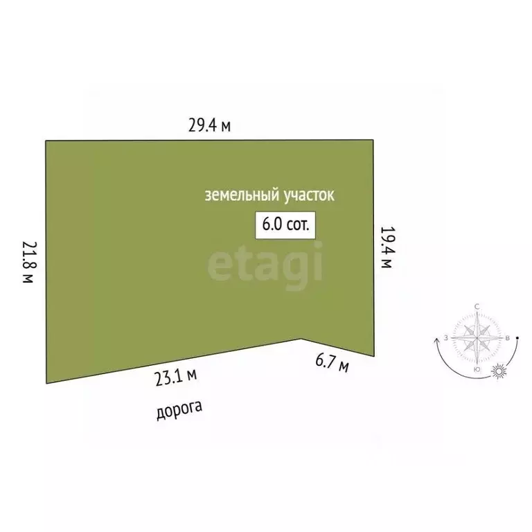 Участок в Тюменская область, Тюмень  (6.0 сот.) - Фото 2