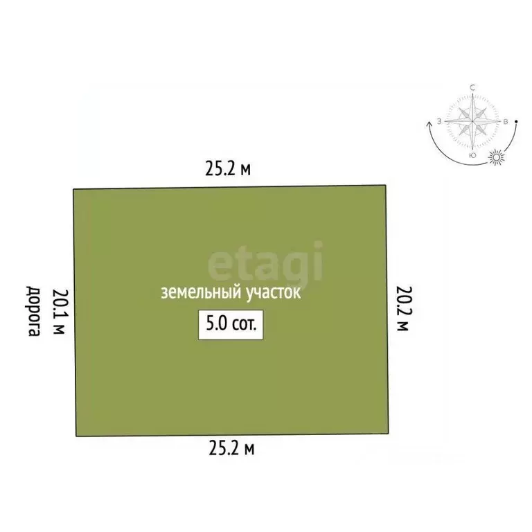 Участок в Ростовская область, Аксайский район, Ольгинское с/пос, ... - Фото 2