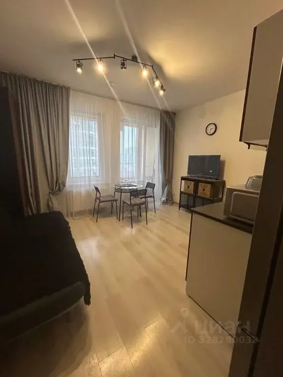 Студия Санкт-Петербург ул. Верхне-Каменская, 7к1 (27.0 м) - Фото 1