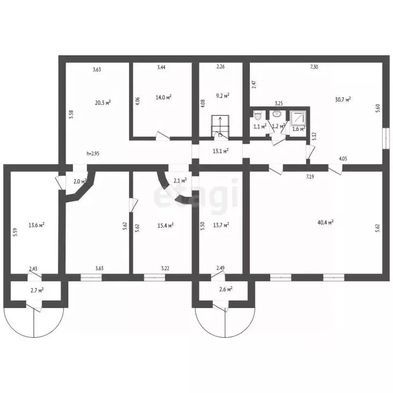 Офис в Севастополь ул. Гавена, 2 (202 м) - Фото 2