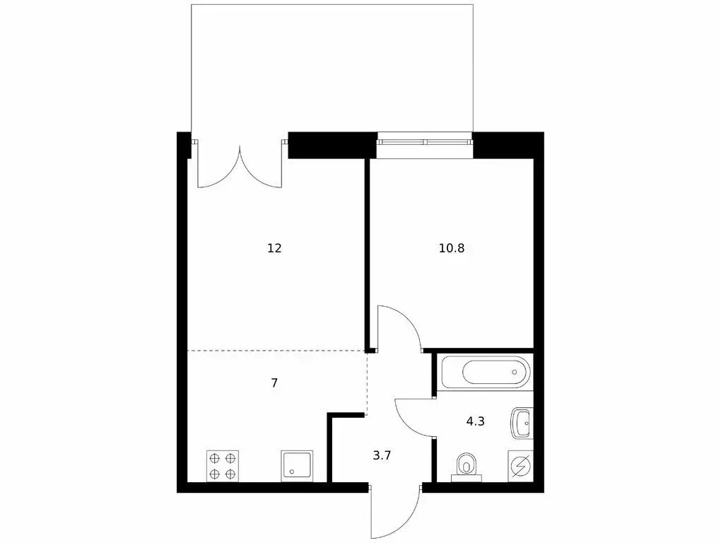 1-комнатная квартира: Санкт-Петербург, набережная Обводного канала, ... - Фото 1