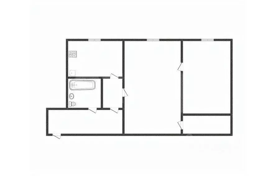 2-к кв. Костромская область, Нерехта ул. Металлистов, 27 (44.5 м) - Фото 2