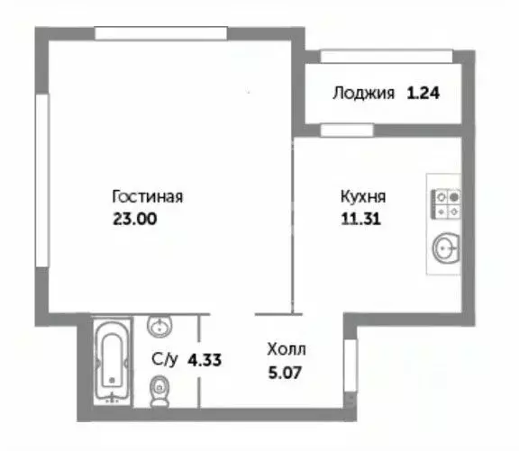 2-к кв. Калининградская область, Зеленоградск ул. Автомобилистов, 9 ... - Фото 1