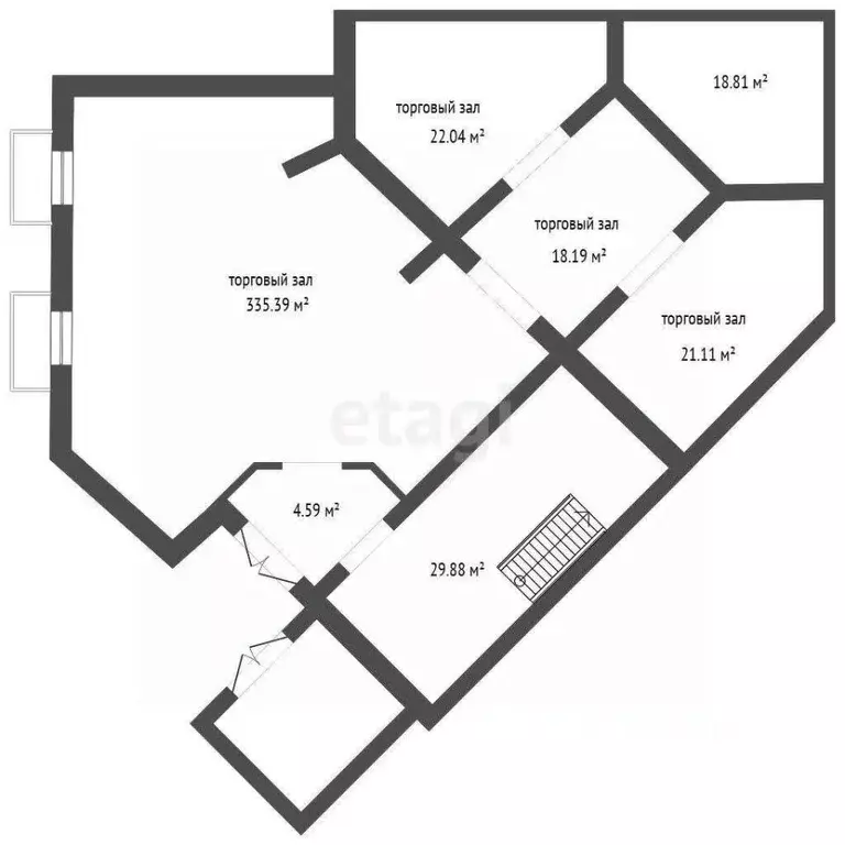 Помещение свободного назначения в Тамбовская область, Тамбов ул. Карла ... - Фото 2