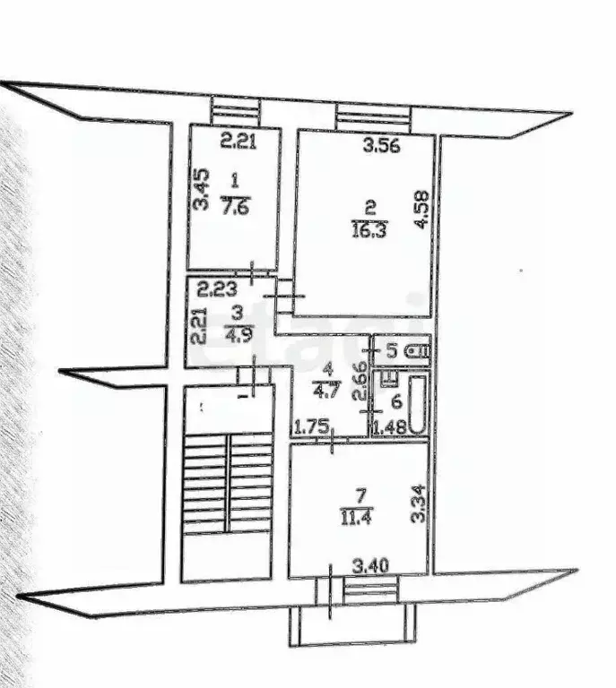 2-к кв. Владимирская область, Петушки ул. Строителей, 20 (48.6 м) - Фото 2