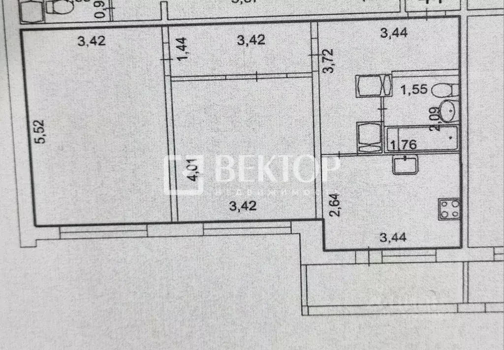 2-к кв. Ивановская область, Иваново Московский мкр, 21 (57.7 м) - Фото 1