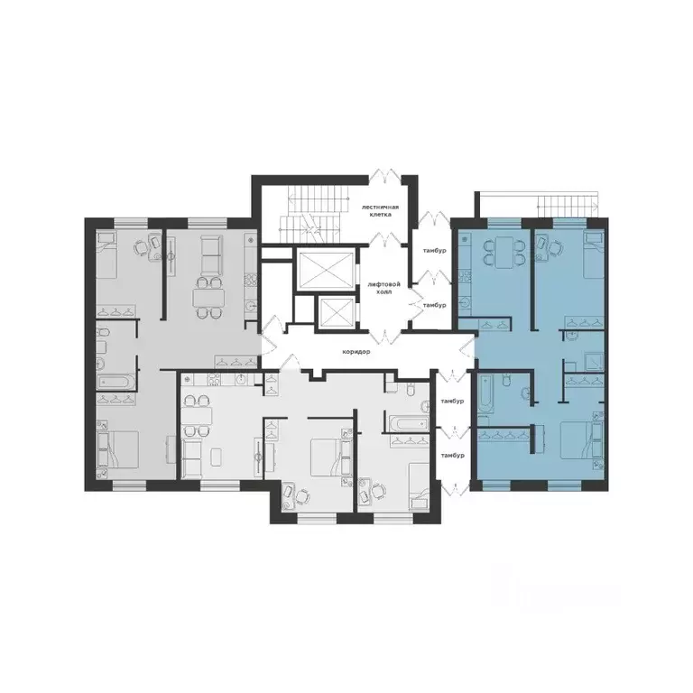 2-к кв. Тюменская область, Тюмень Горизонт жилой комплекс (65.86 м) - Фото 2