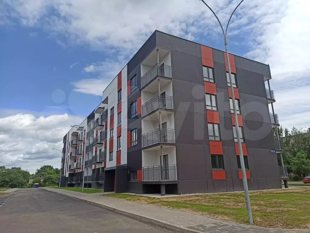 1-к. квартира, 38,6 м, 1/4 эт. - Фото 1