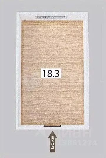 Комната Омская область, Омск Входной мкр, 18/1 (18.3 м) - Фото 2