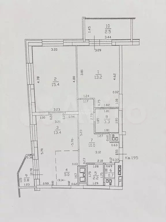 2-к. квартира, 66,7 м, 19/24 эт. - Фото 0