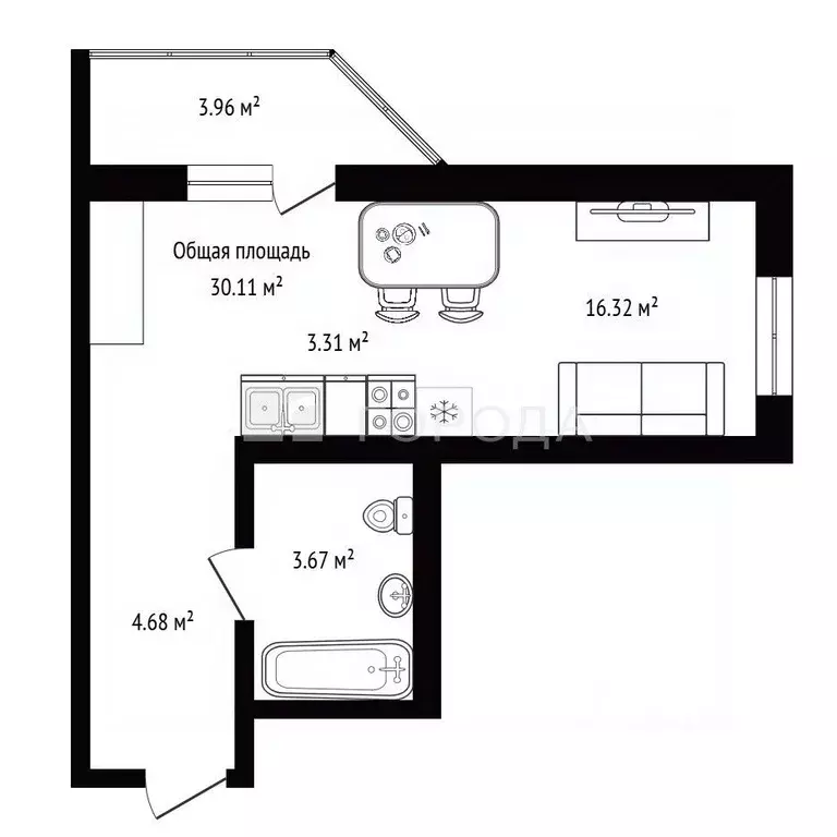 Студия Новосибирская область, Новосибирск Гурьевская ул., 177/1 (30.11 ... - Фото 2