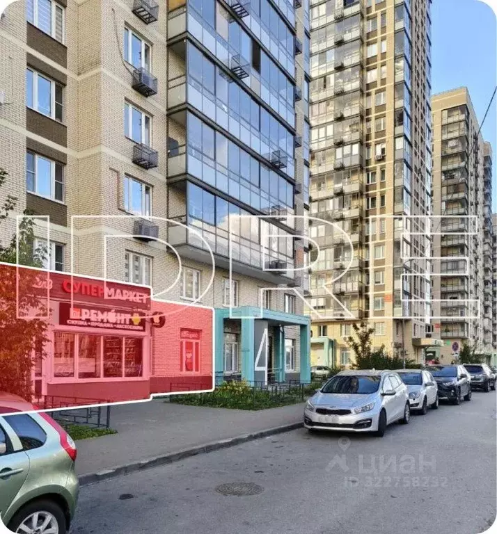 Торговая площадь в Московская область, Люберцы Зенино ЖК Самолет мкр, ... - Фото 2