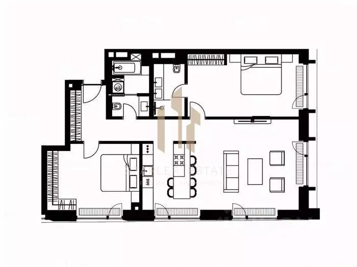 3-к кв. Москва ул. Братьев Фонченко, 1к6 (101.87 м) - Фото 1