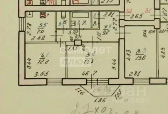 3-к кв. Воронежская область, Воронеж ул. Богдана Хмельницкого, 38 ... - Фото 2